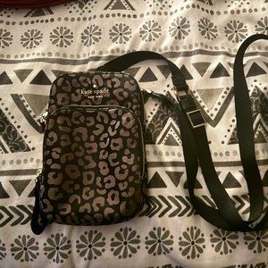 Kate Spade Leopard Heart North South Crossbody NWOT